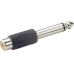 Adapter Cinch/6,3mm Klinke Mono