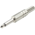 Klinkenstecker 6,3mm Mono, Metall