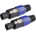 Lautsprecherstecker Speakon Schwarz (2St.) Paccs