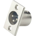 Einbaustecker Xlr-Male, Nickel