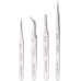 Pinzettenset Edelstahl 110/120/135mm (4-teilig) TOOLCRAFT