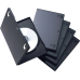 DVD-Box 5er-Set, Schwarz, 15mm