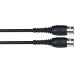 MIDI-Kabel 2xDIN-5polig-Stecker 1m Schwarz Paccs