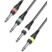 Verbindungskabel 4xKlinke-Stecker/4xKlinke-Stecker 3m Schwarz