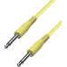 Instrumentenkabel 6,3-Klinke-Stecker-Stecker Gelb 4m