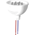 Led-Spot 12leds Drähte Weiss 24v 50mm