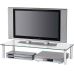 Vcm Glas-Tv-Aufsatz Felino-Maxi Alu/Glas