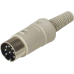 DIN-Stecker 7-polig MAS 70 S Grau