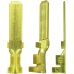 Flachstecker Unisoliert 4.8x0.8 Messing Blank