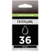 Lexmark Tinte 18c2130e (36) Schwarz
