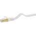 Patchkabel Cat7 Stp Flach Weiss 10m