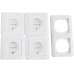 4fach Steckdosen-Set