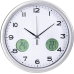 Funk-Wanduhr Analog mit Temperatur