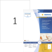 Herma Folien-Etiketten Inkjet transparent A4