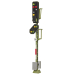 H0 Viessmann Ausfahrsignal mit Vorsignal 10 LED