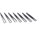 Pinzettenset Kunststoff 115mm (7-teilig)