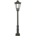 H0 LED Parklaterne Schwarz (Stecksockel)