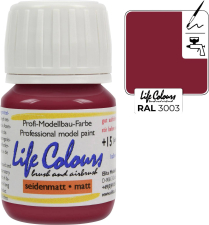 Elita Farbe Life Colours Rubinrot 15ml Elita Farbe Life Colours Rubinrot 15ml