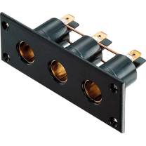 ProCar Einbau-Dreifach-Steckdose 16 A
