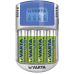 Ladegerät Varta LCD-Lader 12V-Adapter USB + 4x AA 2500mAh