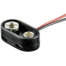 Batterieclip 9V-Block T Spritzwasserfest