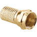 F-Stecker Goldline bis 7,5mm