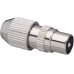 Koax-Stecker-Metall