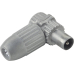 Koax-Winkel-Stecker Guss