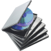DVD-Box 3fach Jewel 5er-Set, Schwarz