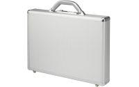 Notebookkoffer Silber 17