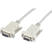 Nullmodem-Kabel Kupplung(9-polig)/Kupplung(9-polig) 1,8m Grau