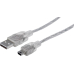 USB-Kabel TypA-Stecker/TypMiniB(5-polig)-Stecker 1,8m