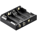 Batteriehalter Druckknopfanschluss 4xMignon(AA)