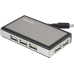 6 Port USB 2.0 Hub mit Ladekabel