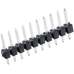 Stiftleiste 1x40-polig vergoldet Rm 2,54