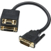 Monitoradapter DVI-I-Stecker(24+5)/DVI-I-(24+5)+VGA-Kupplung