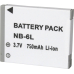 Akku für Canon Nb-6l, 1000mAh 3,7v