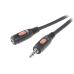 Verbindungskabel 3,5mm-Klinke-Stecker/-Kupplung 10m