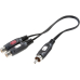 Cinch-Adapter Stecker/2x Kupplung
