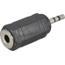 Adapter 2,5mm-Klinke-Stecker/3,5mm-Klinke-Kupplung SpeaKa
