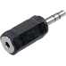 Adapter 3,5mm-Klinke-Stecker/2,5mm-Klinke-Kupplung SpeaKa
