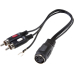 Audio-Adapter Din-Buchse / Cinch