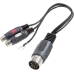 Adapter Diodenstecker / 2x Cinch