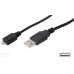 USB-Kabel TypA-Stecker/TypMiniA-Stecker 3m Schwarz