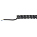 Spiralkabel PVC 3x0,75mm² 500mm schwarz