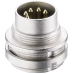 DIN-Einbaustecker 5-polig Frontmontage 0314 05