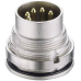 DIN-Einbaustecker 12-polig Rückseitenmontage 0315 1