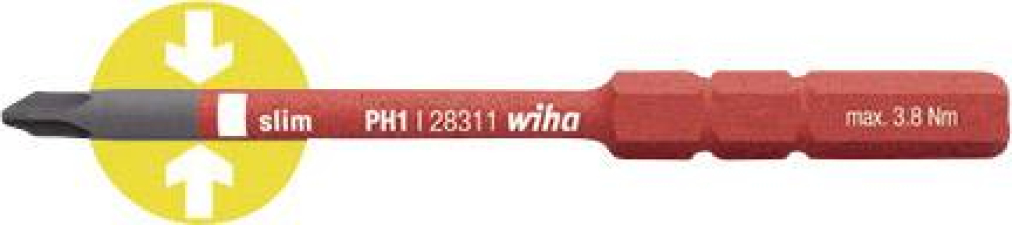 Wechselklinge PH1 83mm Kreuzschlitz Wiha Wechselklinge PH1 83mm Kreuzschlitz Wiha