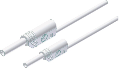 Messleitung PVC MAL S Ws 2-4 100/1 100cm weiss Messleitung PVC MAL S Ws 2-4 100/1 100cm weiss