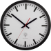 Funk-Wanduhr Bahnhof 40cm